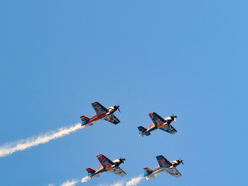 Red Bull Kunstflieger Formation Gmunden