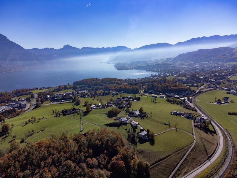 Neukirchen Traunsee Drohne