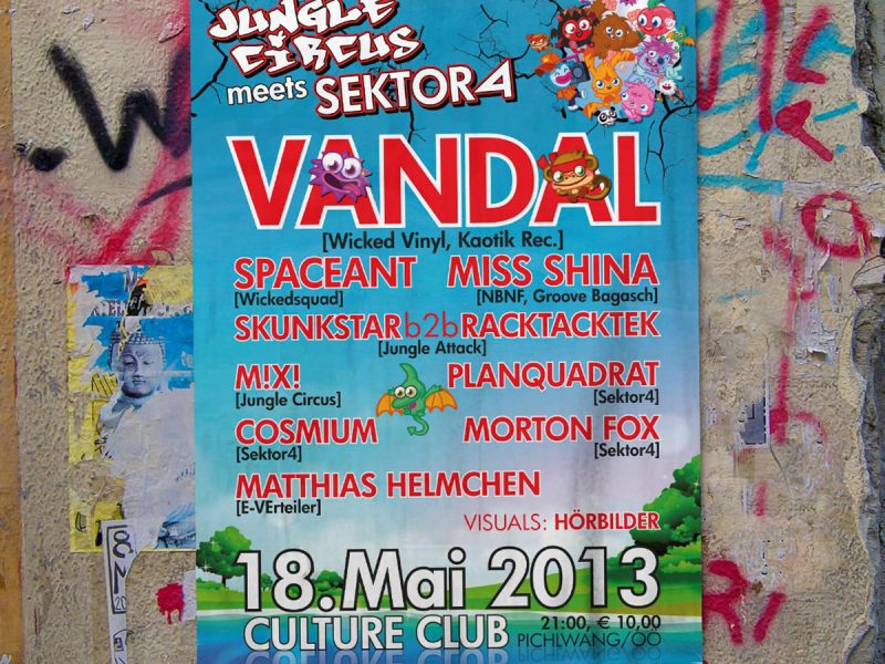 Plakat "Jungle Circus meets Sektor 4"