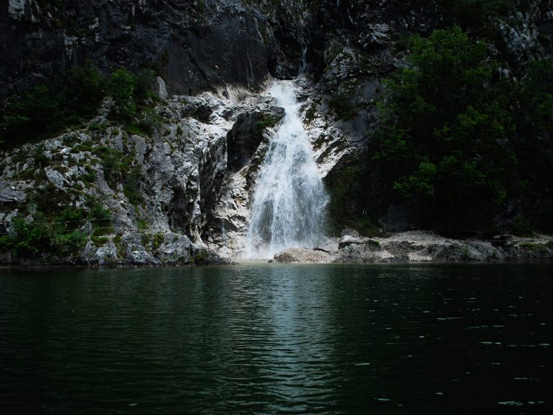 Wasserfall Miesweg Ostufer Traunsee